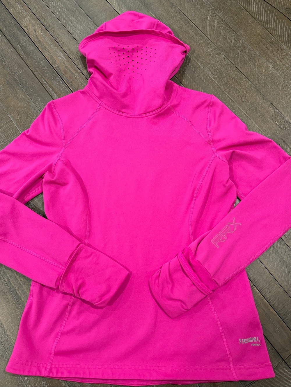 Running Room RRX Bright Pink Hooded Running Top Women’s